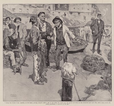 Illustration for Peace-at-any-Price Bill, by Grant Allen by Frank Craig